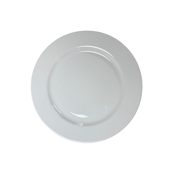 10″ Bright White Dinner Plate