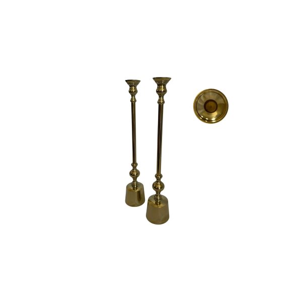 Tall Gold Candlestick Holders