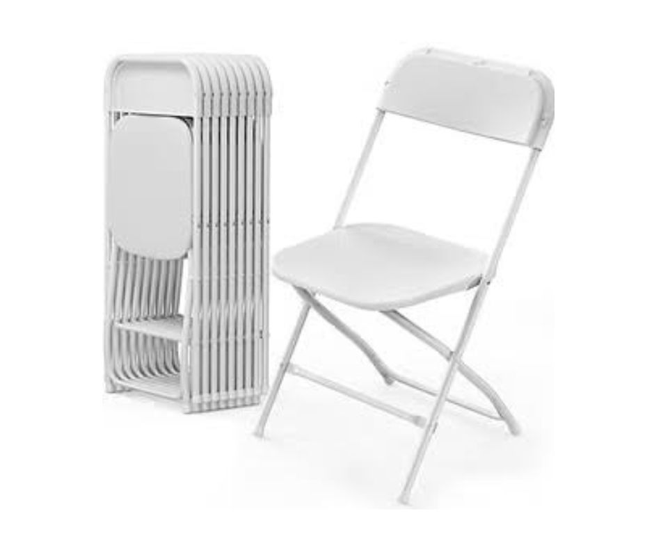 White Metal Folding Chair (Adult) White Metal Folding Chair (Adult)