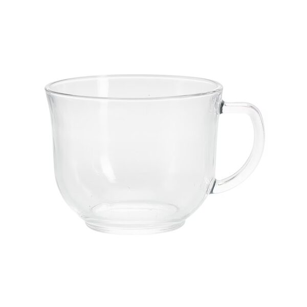 Clear Glass Mug with Handle