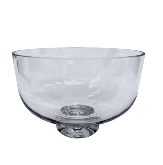Wide Basin Clear Glass Vase Wide Basin Clear Glass Vase