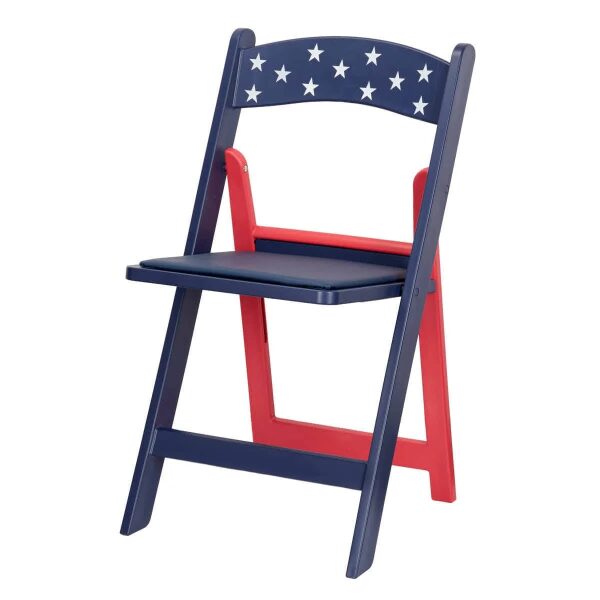 Red, White and Blue Old Glory Folding Chair