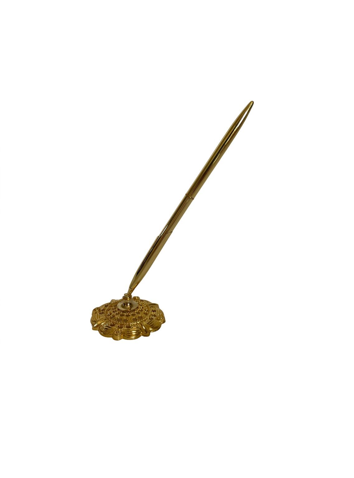 Gold Pen and Stand