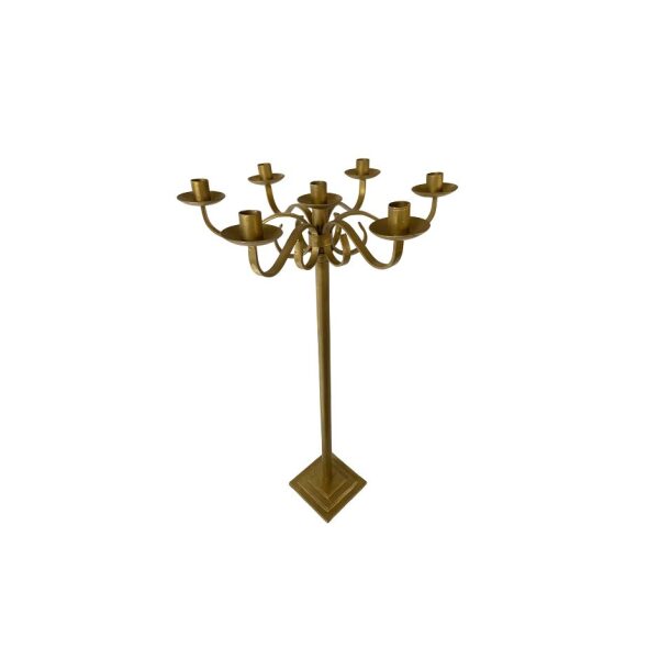 Rustic Gold Candelabras